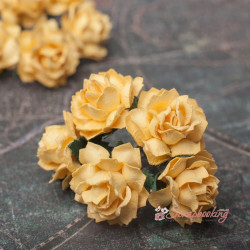 Букет троянд Cottage Roses 25мм кукурудзяні, 5шт