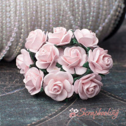 Букет троянд Open Roses 20мм рожевий світлий, 10шт