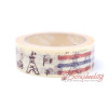 Паперовий скотч Masking Tape Angoo AMT13 Париж, 15мм*10м