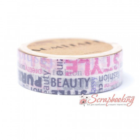 Паперовий скотч Washi Tape Somitape ST01 стиль, 15мм*10м