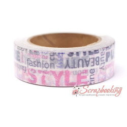 Паперовий скотч Washi Tape Somitape ST01 стиль, 15мм*10м