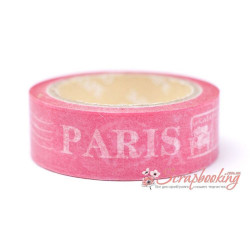 Паперовий скотч Masking Tape Angoo AMT18 Париж, 15мм*10м