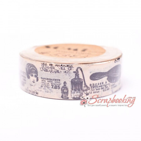 Паперовий скотч Washi Tape Somitape ST08 мода 15мм*10м