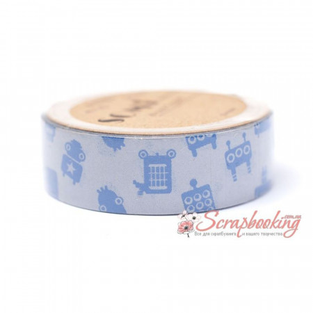 Паперовий скотч Washi Tape Somitape ST15 роботи, 15мм*10м