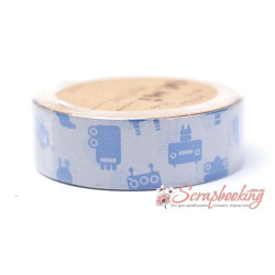 Паперовий скотч Washi Tape Somitape ST15 роботи, 15мм*10м