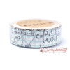 Паперовий скотч Washi Tape Somitape ST23 рівняння, 15мм*10м