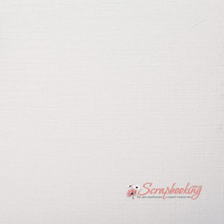 Дизайнерський картон А4 Льон двосторонній Ivory Board білий 335гр/м2