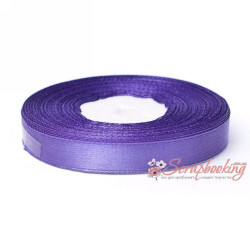 Стрічка атласна монотон 8115 фіолетовий, 1,25см, 33м