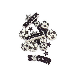 Набір ґудзиків пластикових Dress It Up Soccer