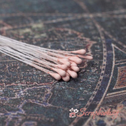 Тичинки 2мм матові персикові, 20шт