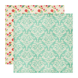 Аркуш паперу 30*30см Echo Park Beautiful Life Damask