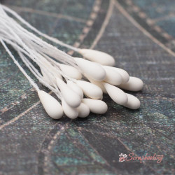 Тичинки 3мм матові шампань, 20шт