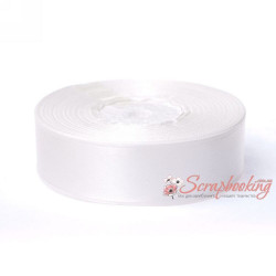 Стрічка атласна монотон 8003 шампань, 2,5см, 33м