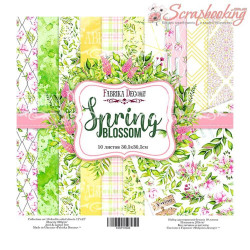 Набір паперу 30*30см Фабрика декору Spring blossom, 10аркушів