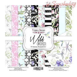 Набір паперу 30*30см Фабрика декору Wild orchid, 10аркушів