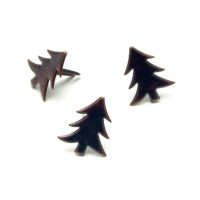 Брадси Creative Impressions Trees/Antique Copper, 50шт 