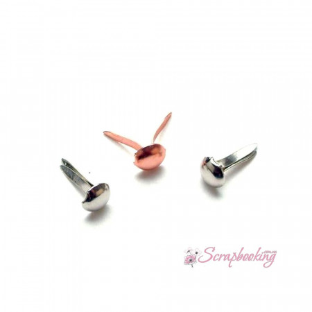 Брадси Creative Impressions Mini Metal Round/Metal Finishes, 4мм, 100шт 