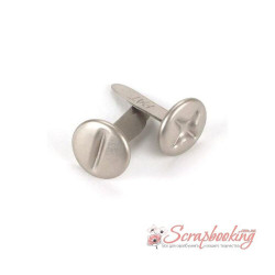 Брадси Creative Impressions Metal Screw Heads/Pewter, 8мм, 25шт 