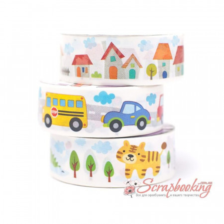 Паперовий скотч Multicraft Tissue Style E, 3шт