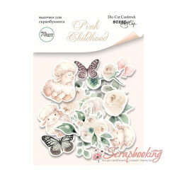 Висічки Scrapmir Pink Childhood, 70шт 