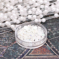 Полубусины хамелеон 4мм шампань, 100шт