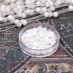 Напівбусини хамелеон 4мм білі, 100шт