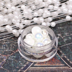 Напівбусини хамелеон 8мм шампань, 20шт