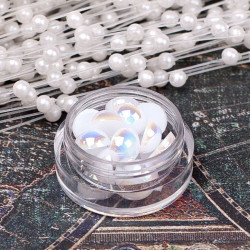 Напівбусини хамелеон 8мм білі, 20шт