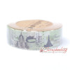 Паперовий скотч Washi Tape Somitape ST27 Лондон Париж, 15мм*10м