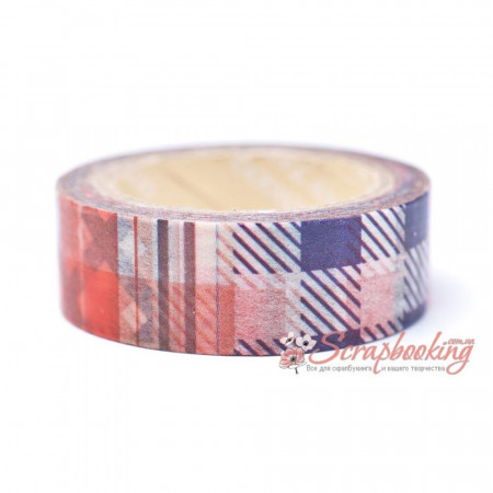 Паперовий скотч Masking Tape Angoo AMT30, 15мм*10м