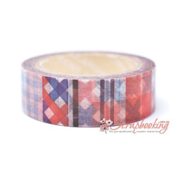Паперовий скотч Masking Tape Angoo AMT30, 15мм*10м