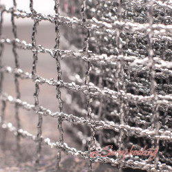 Сітка срібло, 5см, 1м