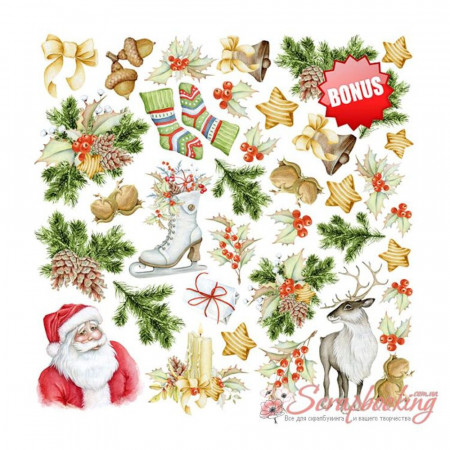 Набор бумаги 20*20см Фабрика декора Awaiting Christmas, 10листов