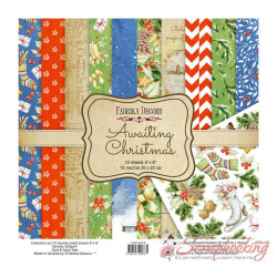 Набір паперу 20*20см Фабрика декору Awaiting Christmas, 10аркушів