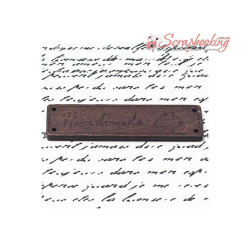 Бірка дерев'яна Hand made 64*17мм (6065)