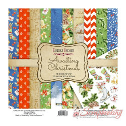 Набір паперу 30*30см Фабрика декору Awaiting Christmas, 10аркушів