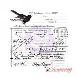 Штамп акриловий Prima 6,4*6,4см Old Receipt 