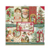 Набор бумаги 20*20см Stamperia Classic Christmas 10 листов