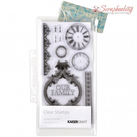 Набор штампов акриловых Kaisercraft Duchess, 10*21,5см