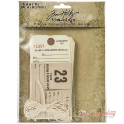 Картки для журналінгу Tim Holtz Idea-Ology Salvaged Tags 25шт