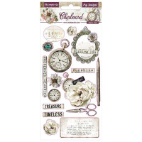 Чипборд Stamperia Romantic Journal Adhesive Chipboard 15*30см