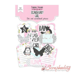 Висічки Фабрика декору Scandi Baby Girl, 50шт 