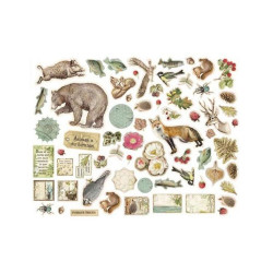Висічки Stamperia Forest Die-Cuts 66шт
