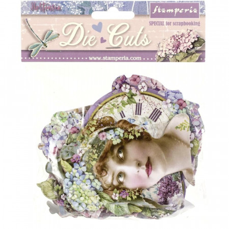 Висічки Stamperia Hortensia Die-Cuts 45шт