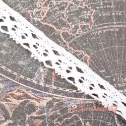 Мереживо 12мм MK31 біле 1м