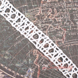 Мереживо 10мм MK39 біле 1м