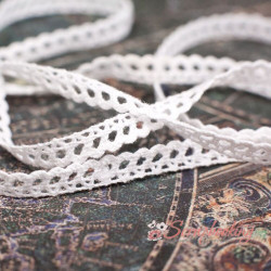 Мереживо 5мм MK44 біле 1м
