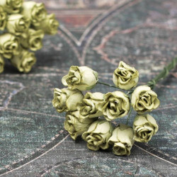 Букет троянд Rosebuds лайм, 10 шт