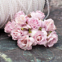 Букет троянд Wild Roses 30мм лаванда, 5шт