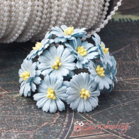 Букет гвоздичок блакитний, 10шт